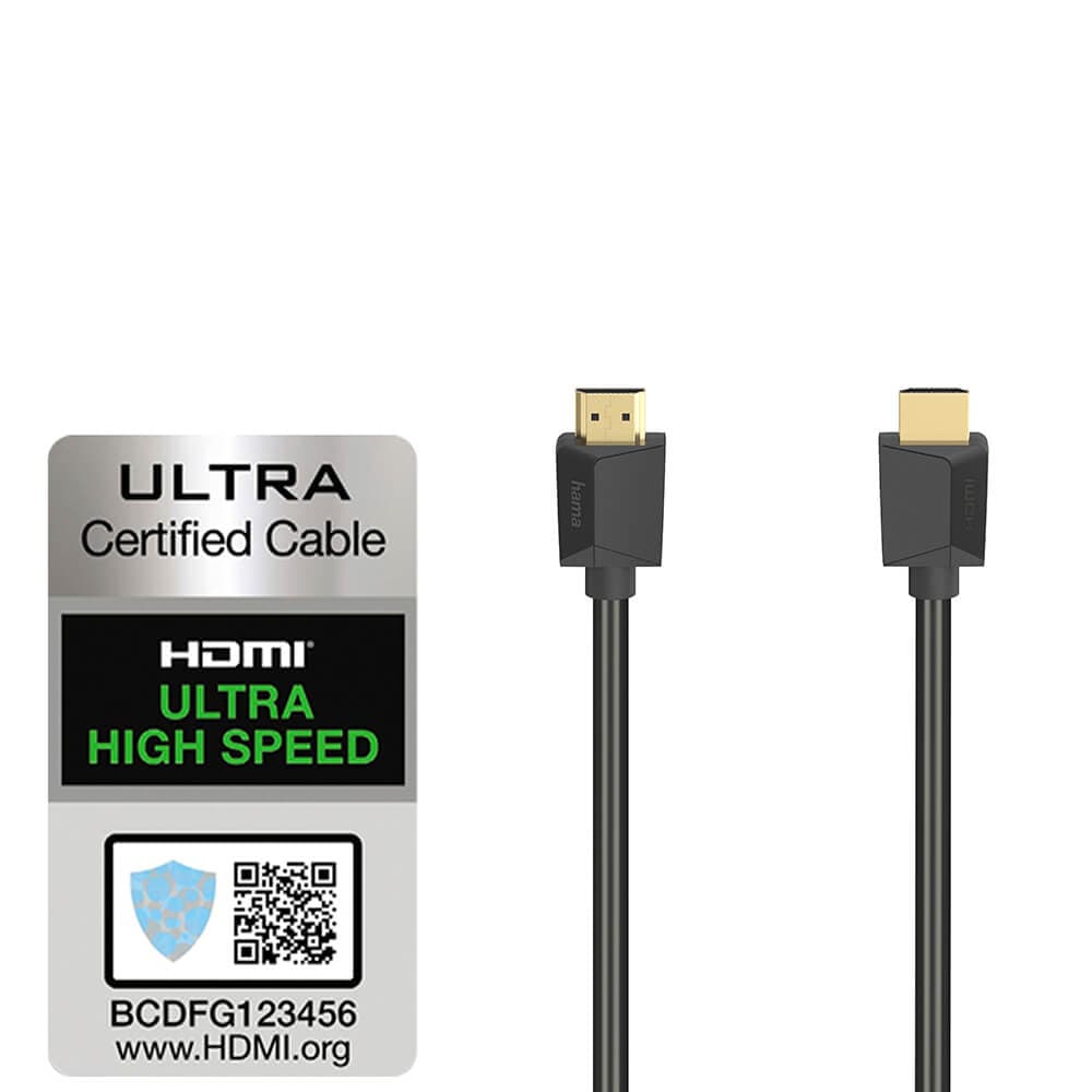HAMA - Cable HDMI Ultra High Speed 8K 48Gbit/s 3.0m Gold