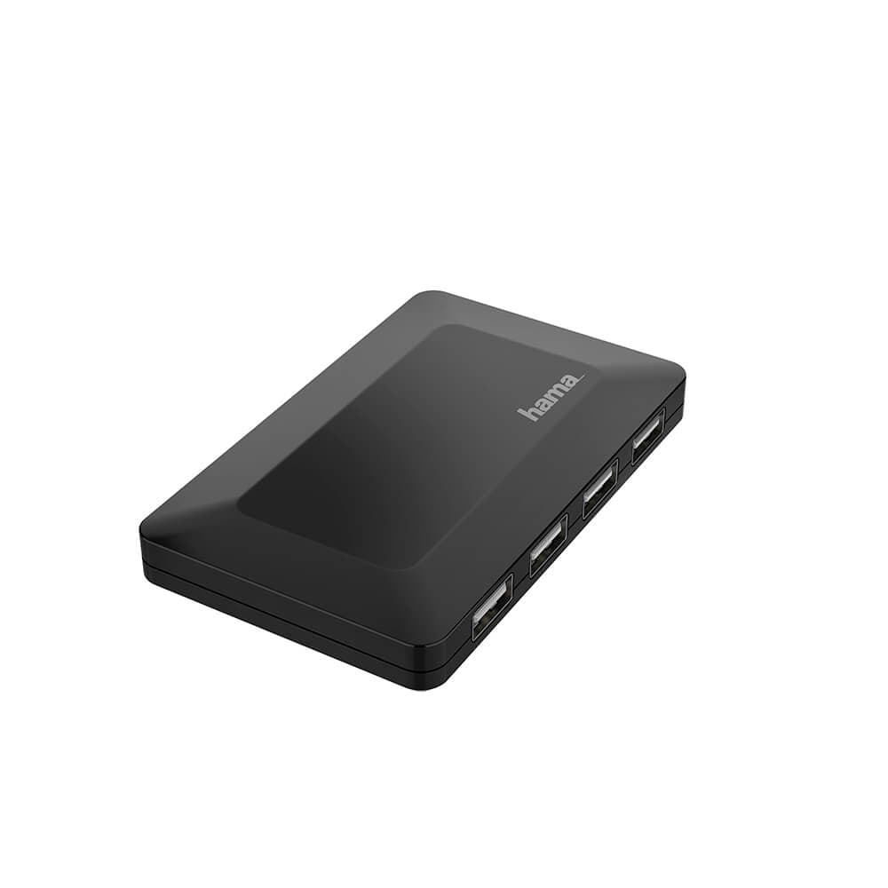 HAMA - Hub USB-A 2.0 4x Porter 480 Mbit/s