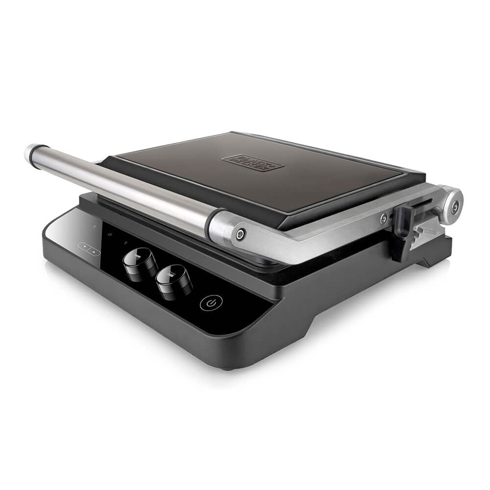 BLACK&DECKER - Bordgrill Temp Control Extra Plattor 2000W Brushed