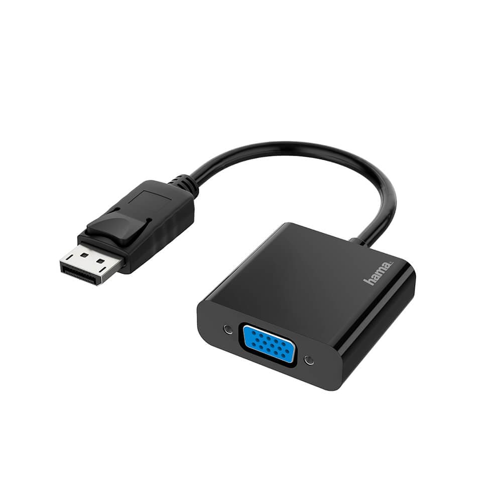 HAMA - Adapter Multimedia DisplayPort-VGA Full-HD 1080p