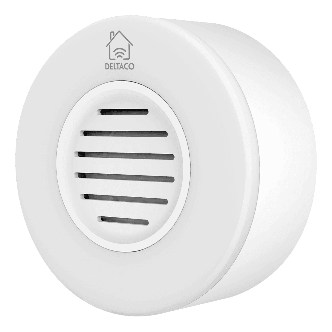DELTACO - WiFi siren, White