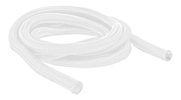 DELOCK - Braided Sleeve self-closing 2 m x 25 mm white