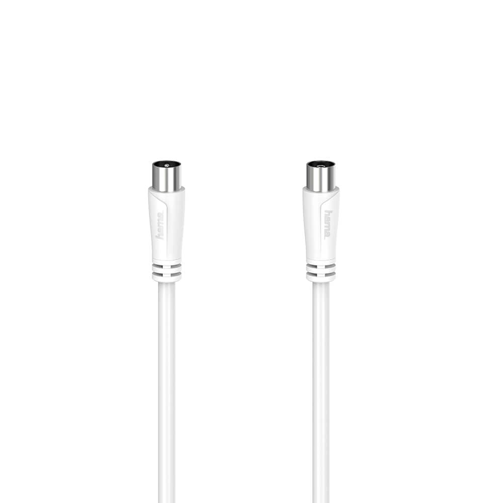 HAMA - Cable Antenna 90dB White 15.0m