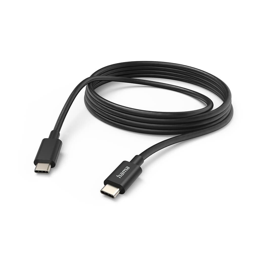 HAMA - Cable Charging/Data USB-C - USB-C 3.0m Black