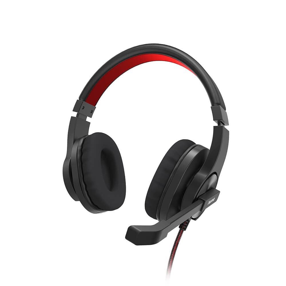 HAMA - Headset PC Office Stereo Over-Ear HS-USB400 V2 Black