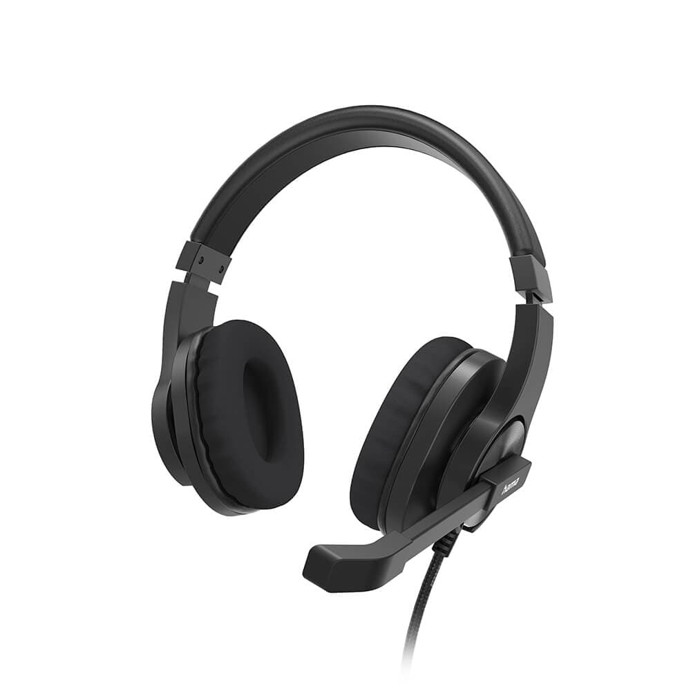 HAMA - Headset PC Office Stereo Over-Ear HS-P350 V2 Black