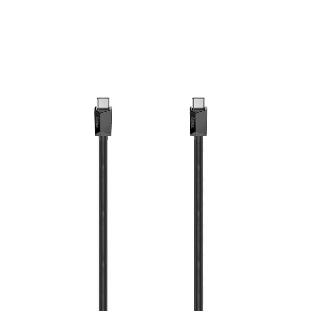 HAMA - Cable USB-C USB 3.2 Gen2 10 Gbit/s 100W 1.0m Black
