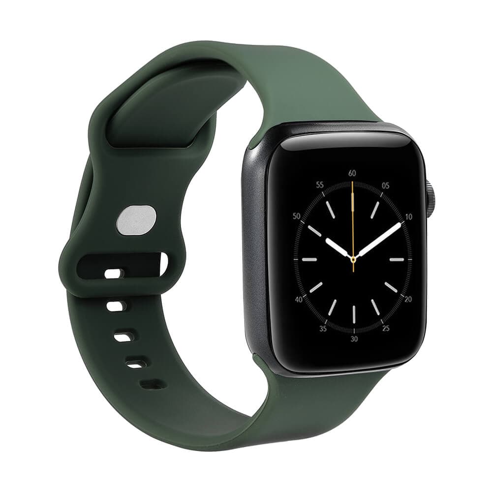 GEAR - Watchband Silicone OLIVE GREEN Apple Watch 42/44/45