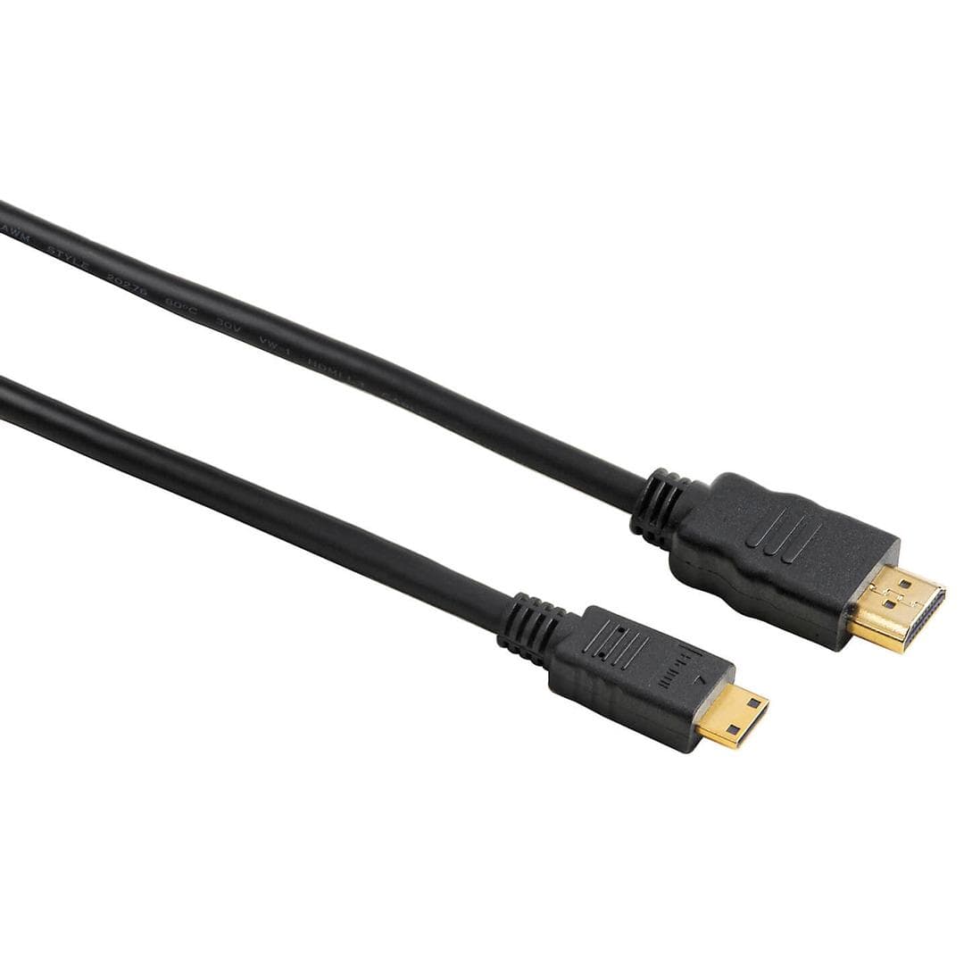 HAMA - Kabel HDMI A-C Guld Svart 2.0m