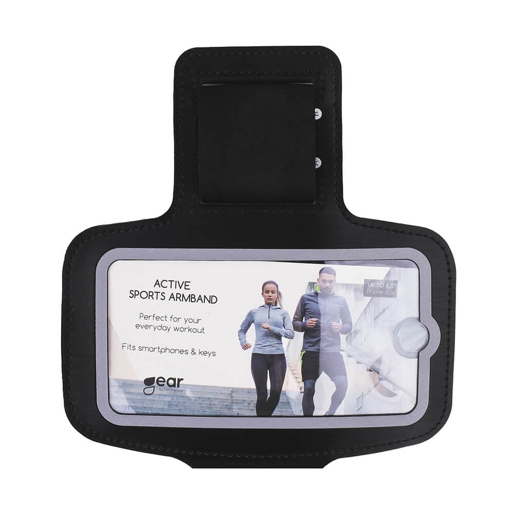 GEAR - Sportsarmbånd Universal iPhone6/7/8 Plus Svart