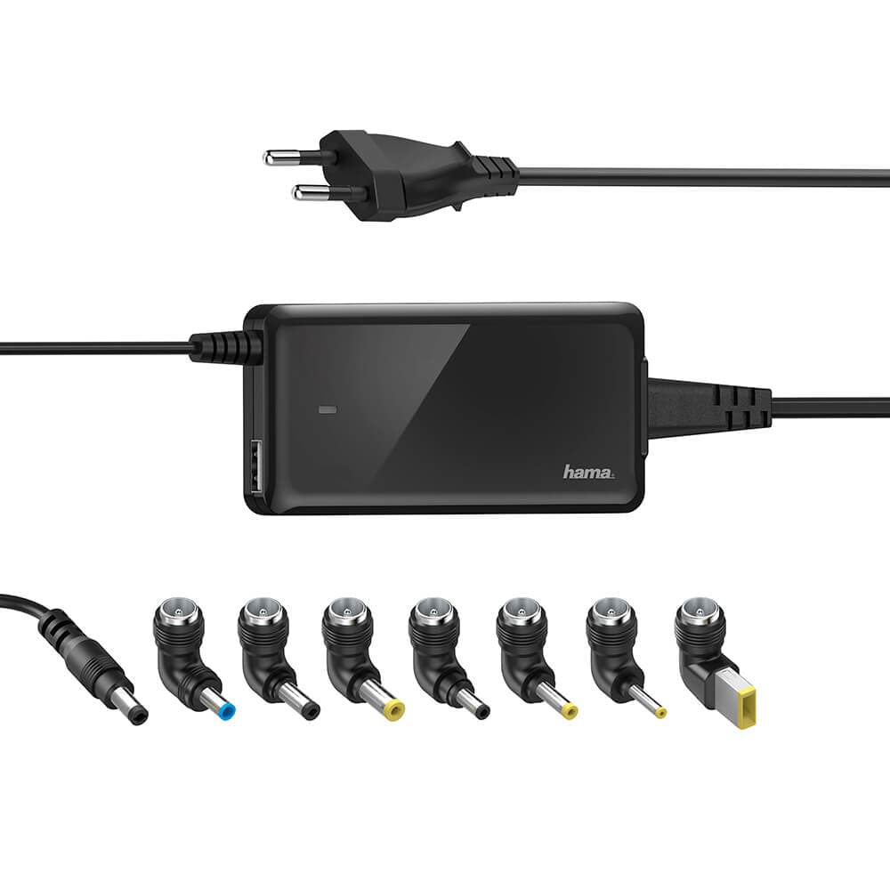 HAMA - StrÃ¸mforsyning Universal 100-240V 19V/65W 8x Adapter
