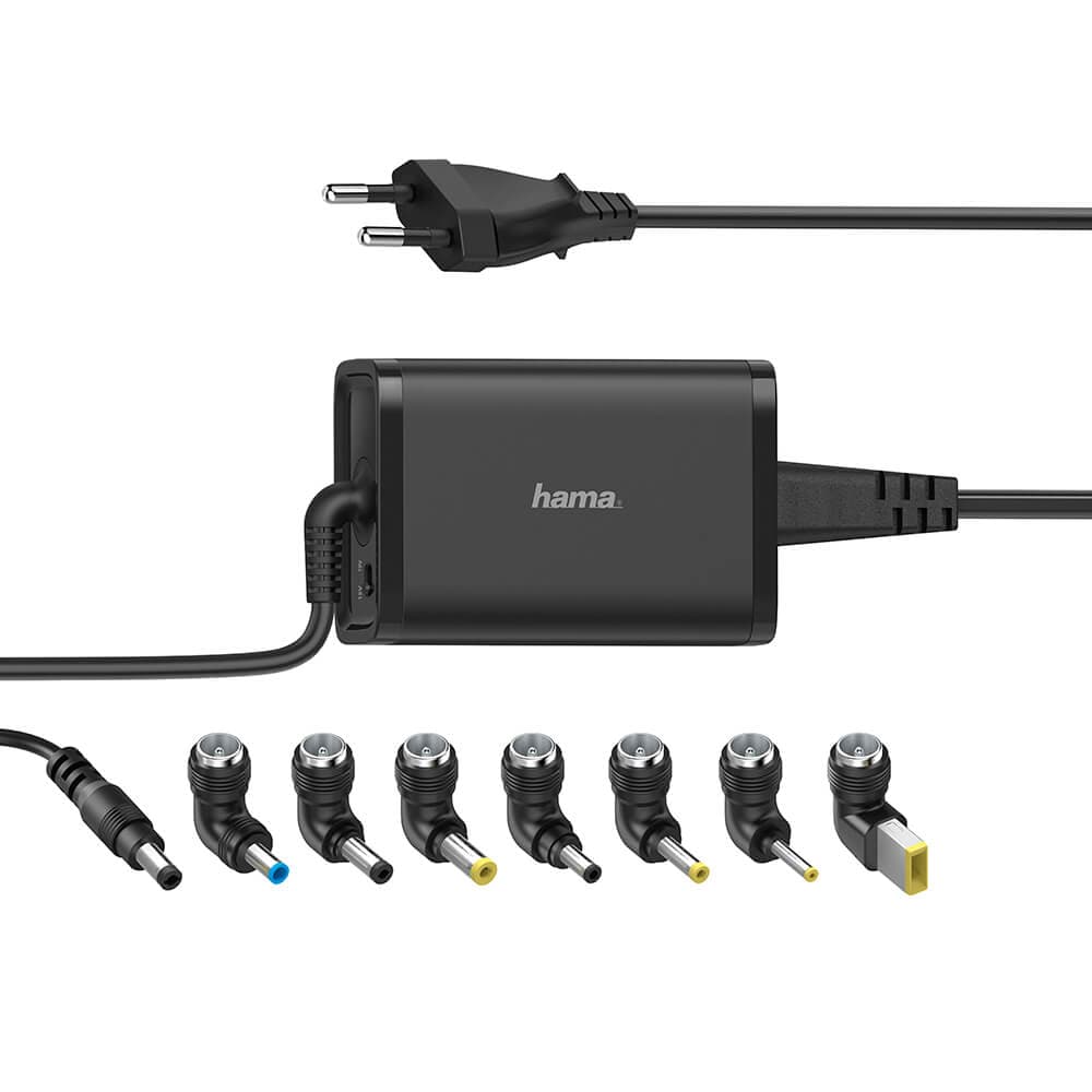 HAMA - Strømmforsyning Universal 100-240V 15-19V/45W 8x Adapter