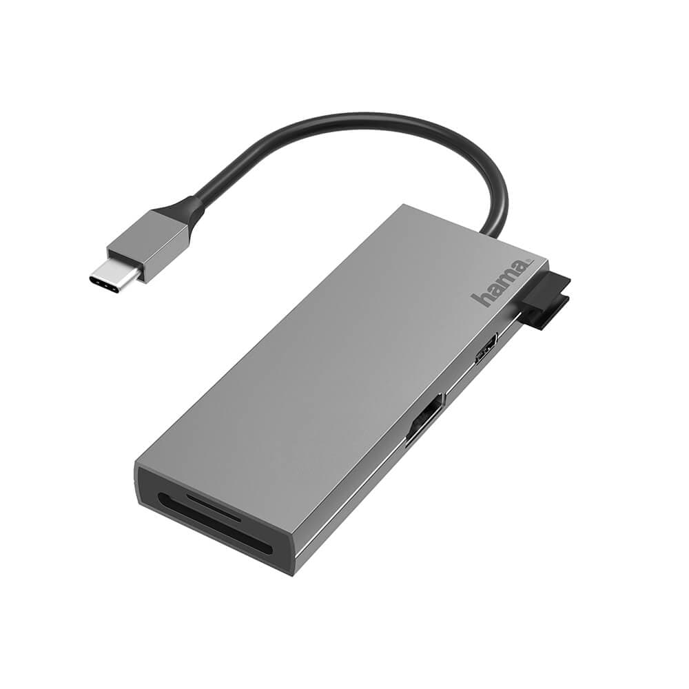 HAMA - Adapter USB-C Multi 6x Porter HDMI/SD