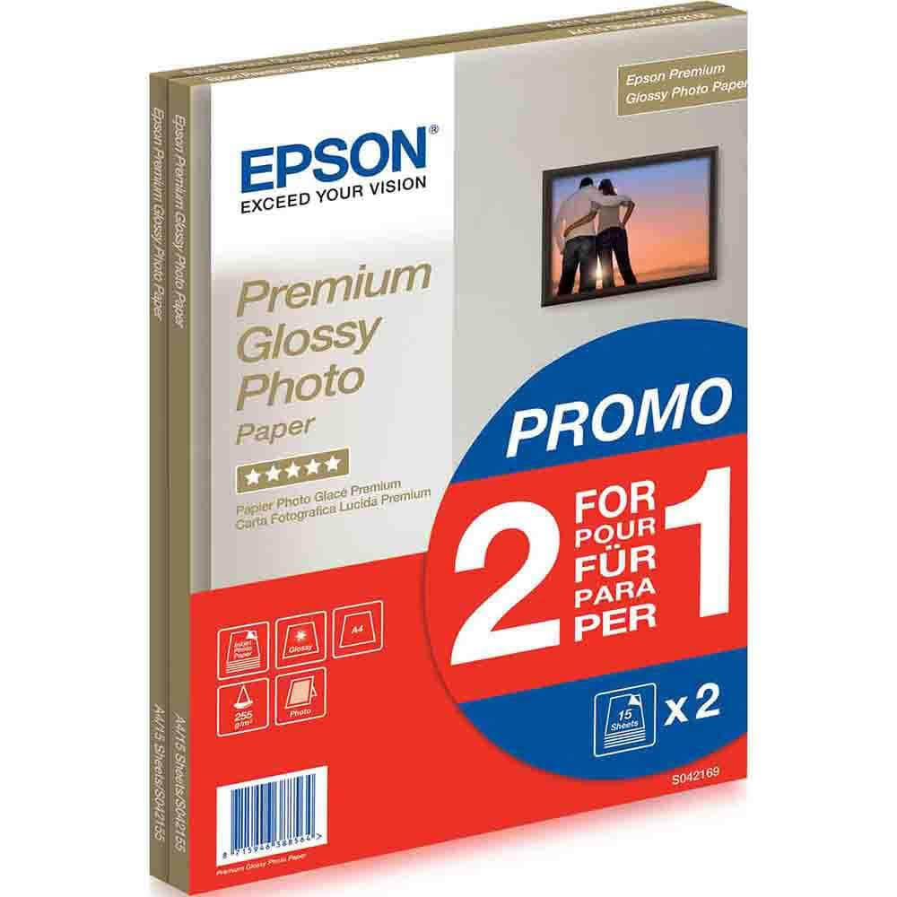 EPSON - Papir Epson Prem. Glossy Photo A4 (2x15)