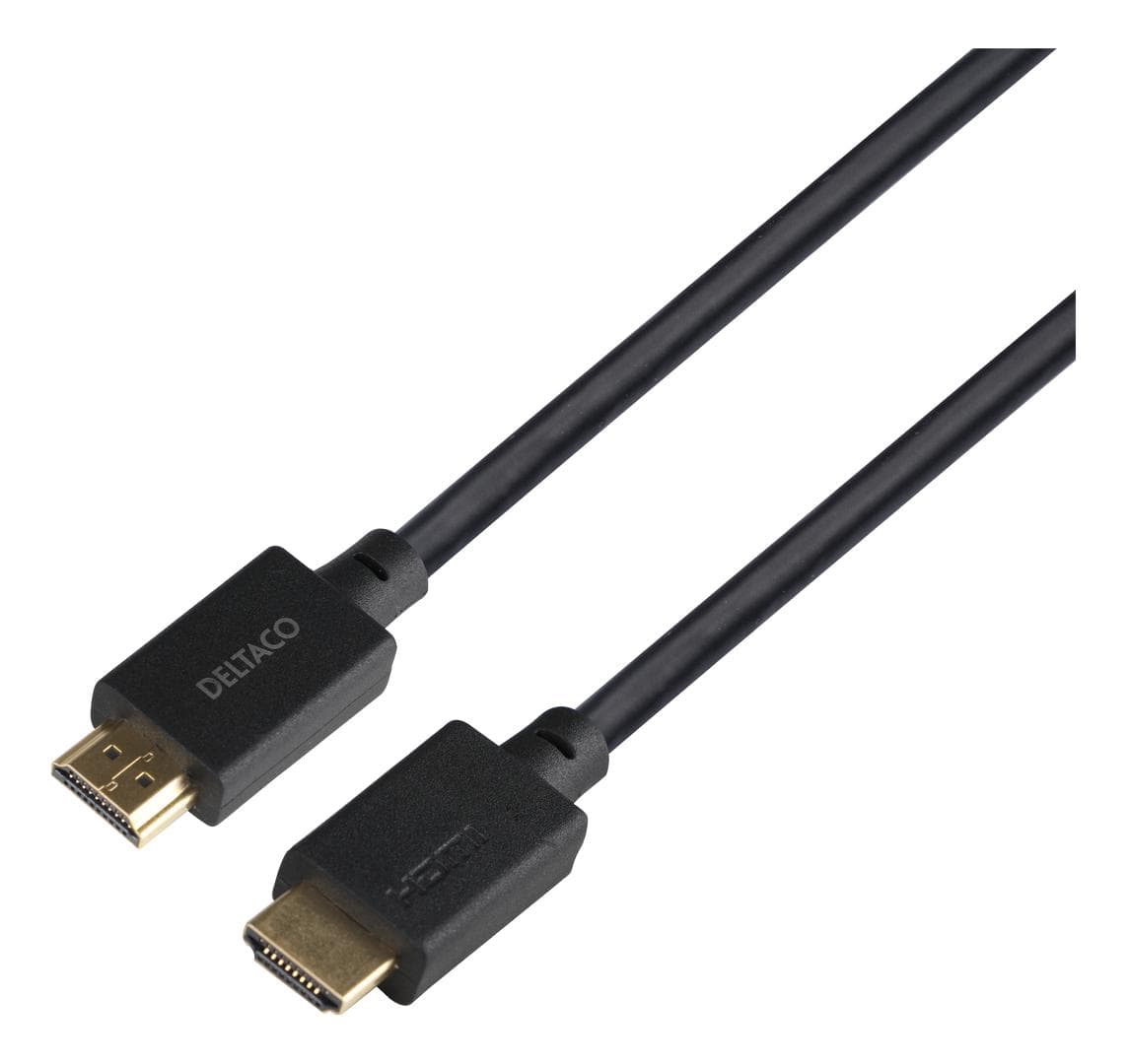 DELTACO - ULTRA High Speed HDMI-cable, 48Gbps, 5m, black