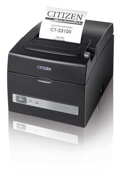CITIZEN - Thermal printer Ethernet + USB interfaces, integrated PSU, Black