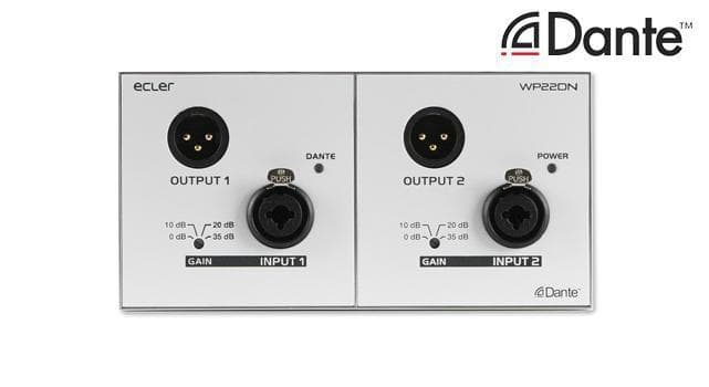 ECLER - DANTE Wall Panel Interface 2