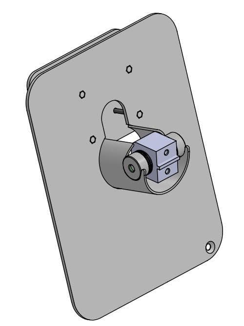 ERGONOMIC SOLUTIONS - FRONT PLATE MADE FOR SAMSUNG KIOSK WHITE CPNT