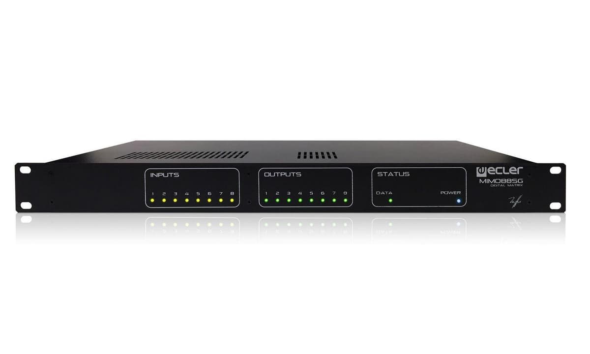 ECLER - Audio digital matrix 8x8 SG