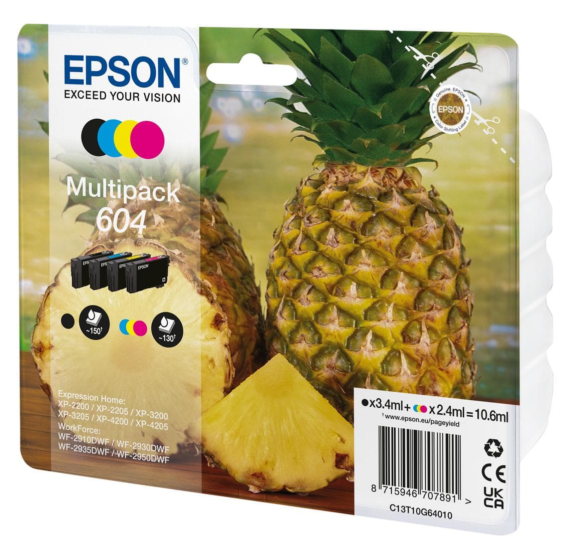 EPSON - Ink/604 Pineapple CMYK SEC