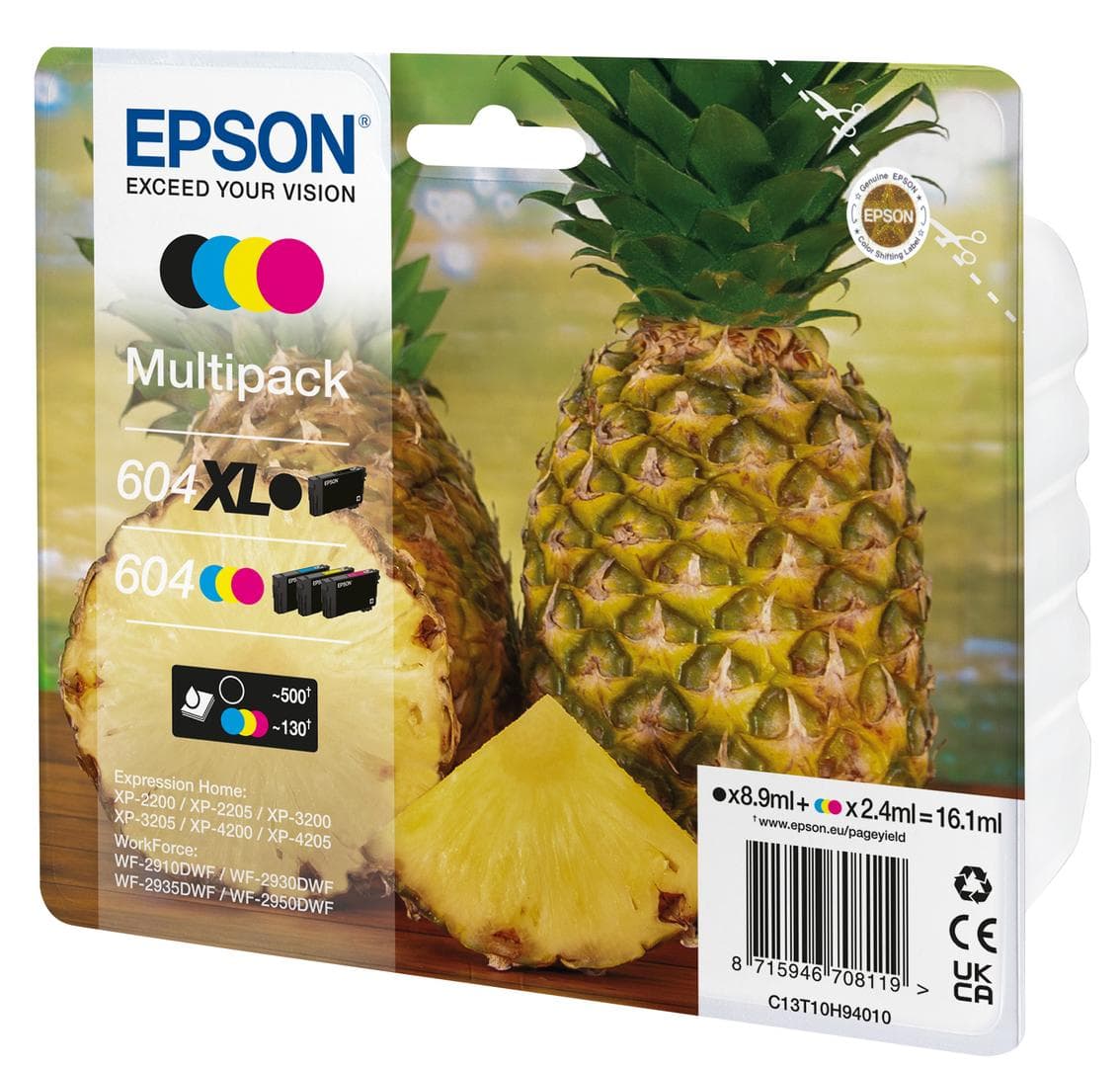 EPSON - Ink/604XL Pineapple CMYK SEC