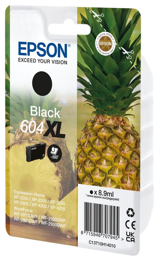 EPSON - Ink/604XL Pineapple 8.9ml BK