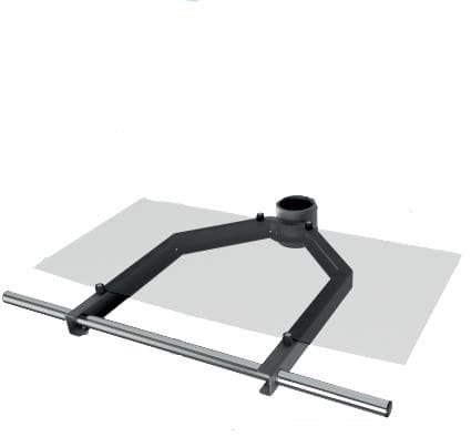 EDBAK - TRS4 Glasshylle m/håndtak Glasshylle for TR4/5/6 + AVS veggstativ