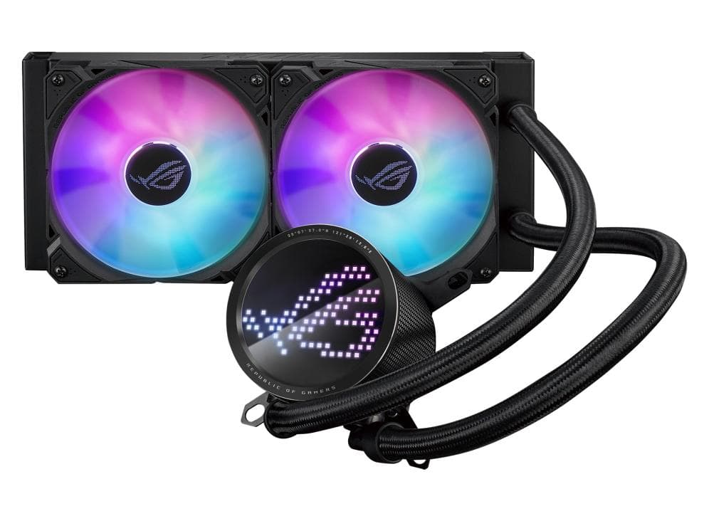 ASUS - ROG RYUO III 240 ARGB 240mm All-In-One CPU Liquid Cooler with Anime Matrix LED Display