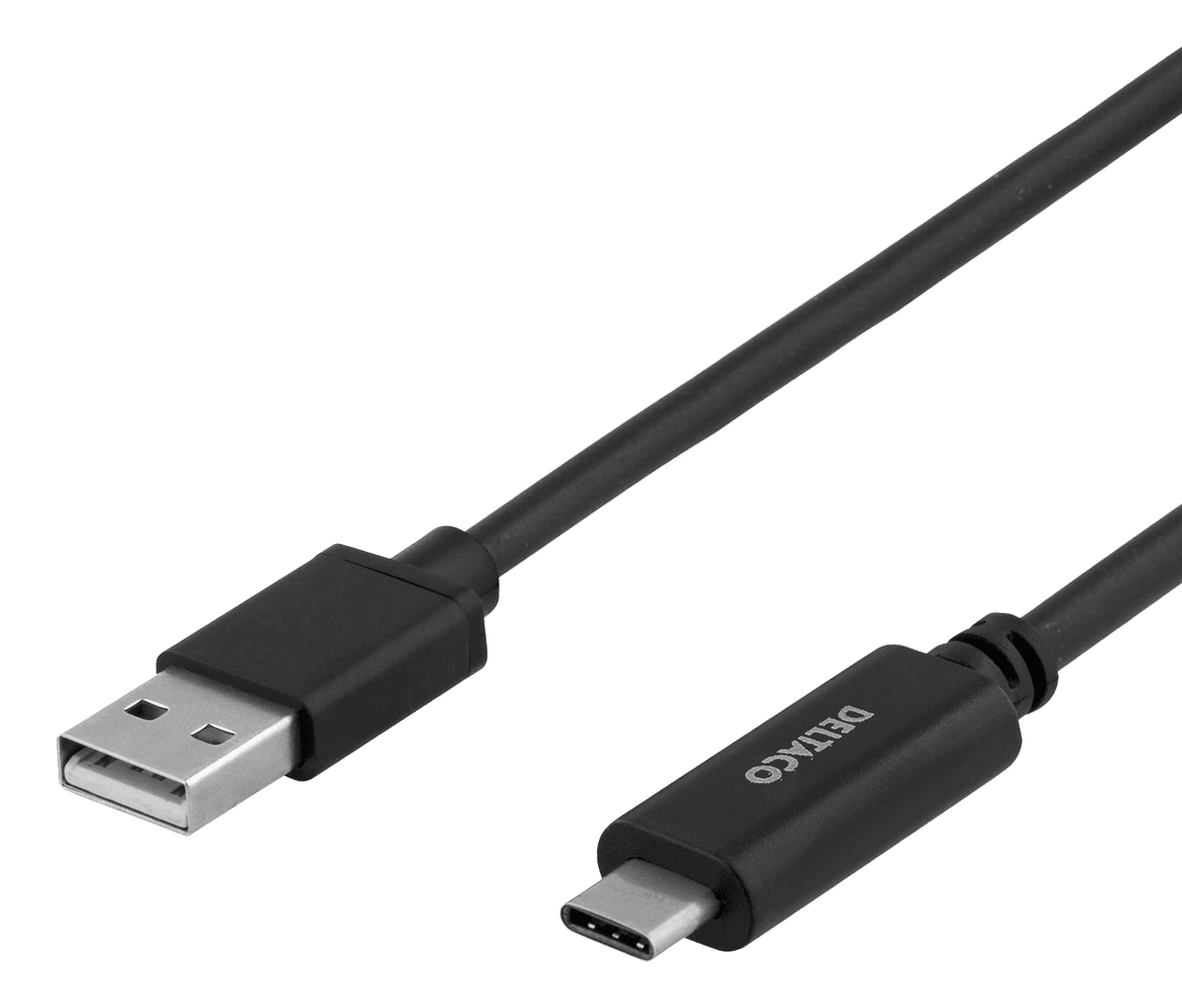 DELTACO - USB2.0 cable, Typ A - Typ C 3m, black