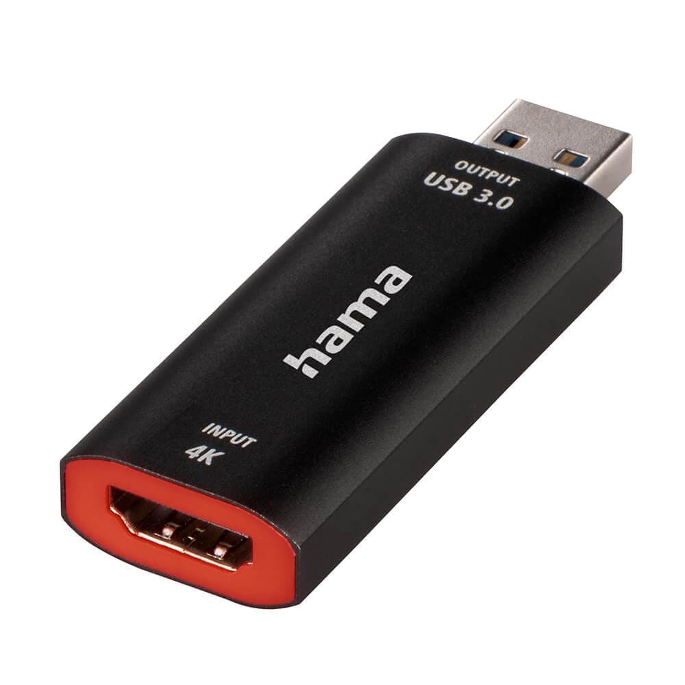 HAMA - Capture Card USB HDMI 4K to 1080P USB-C adapter