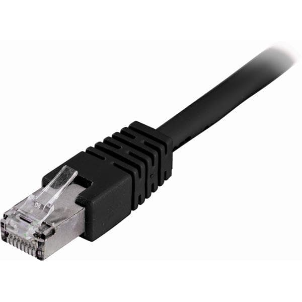 DELTACO - FTP Cat.6 patch cable 15m, black