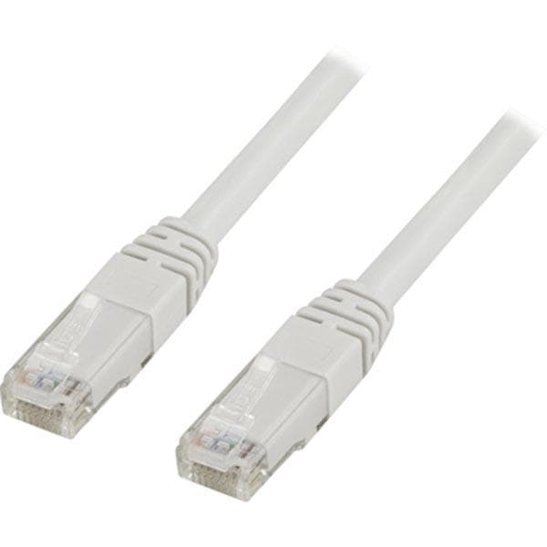 DELTACO - UTP Cat6 patch cable 35m, white