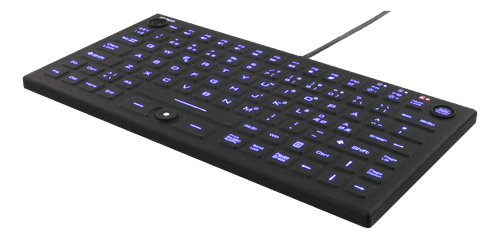 DELTACO - TB-509 Keyboard Blue Wired Nordic
