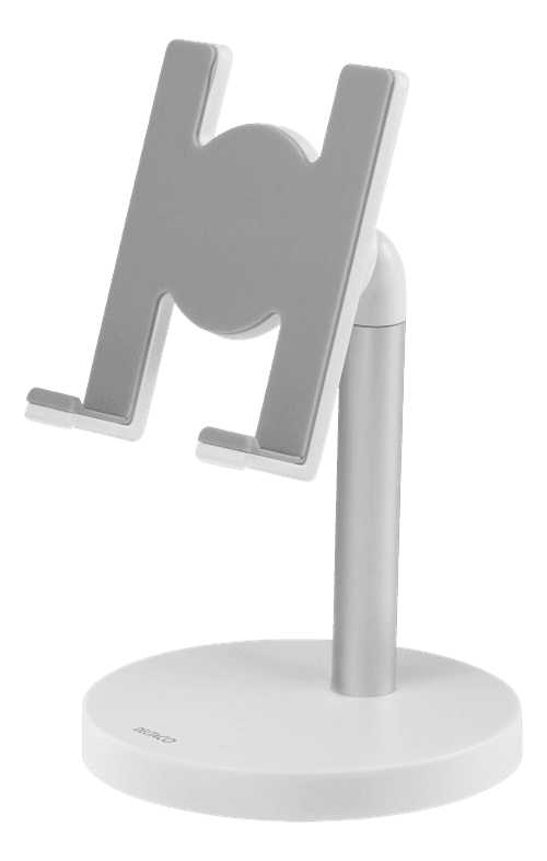 DELTACO - Desk phone and tablet holder white