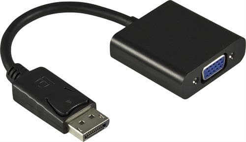 DELTACO - DP-VGA7 - Video converter - DisplayPort / VGA - Black - for Apple MacBook MacBook Air MacBook Pro