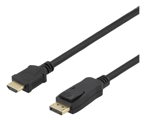 DELTACO - Video cable DisplayPort / HDMI 10m Black