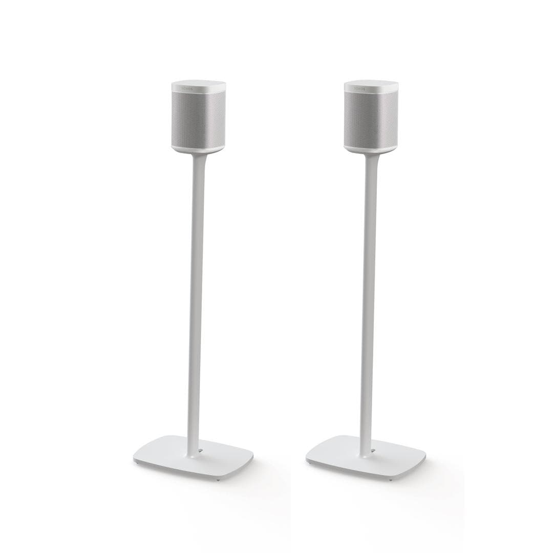FLEXSON - Golvfäste för SONOS ONE Vit Par