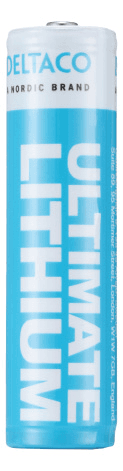 DELTACO - Ultimate Lithium, 3.6V, 18650, 10 pk bulk