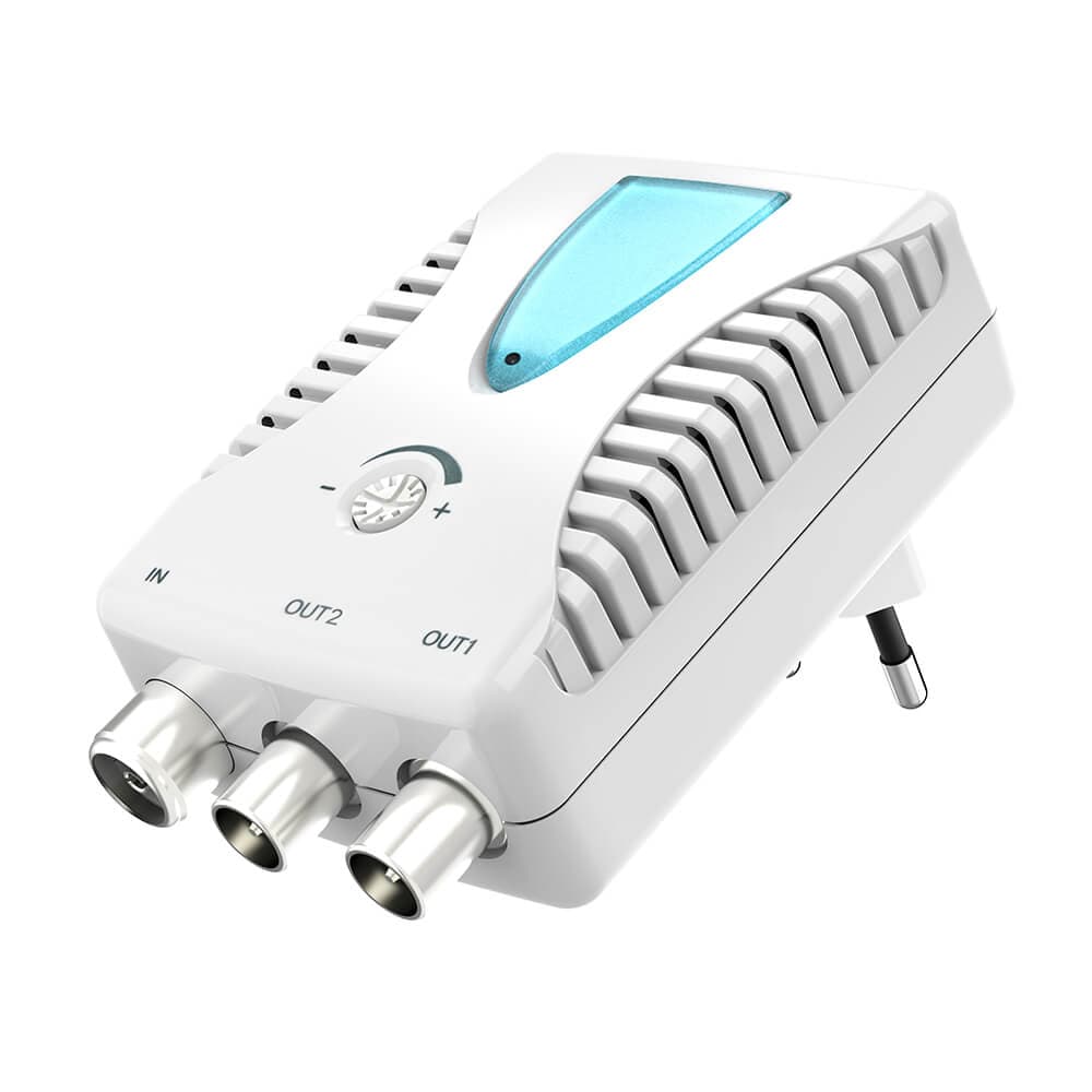 HAMA - Antenna Amplifier 2x 22dB Adjustable