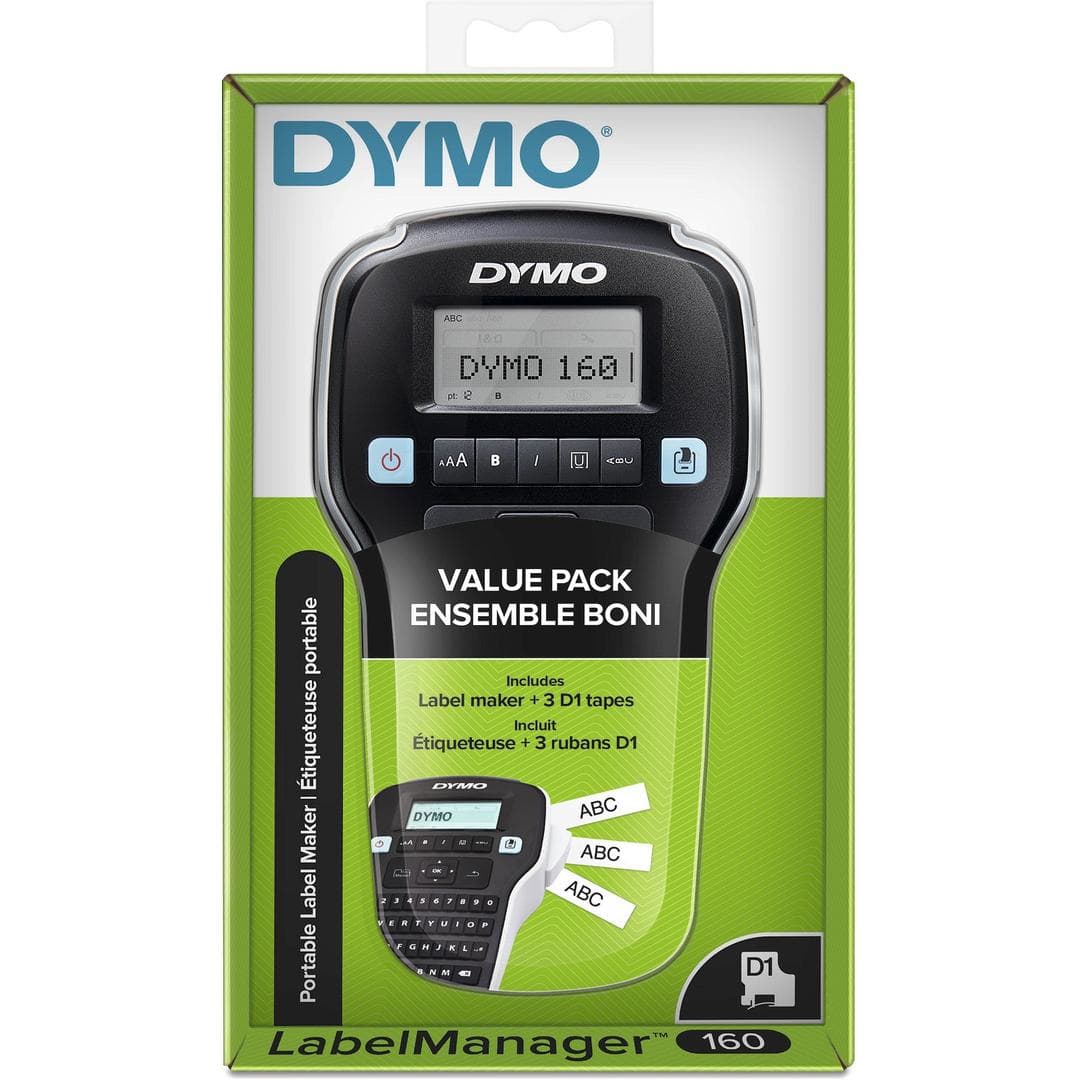 DYMO - LabelManager™ 160 Label maker ValuePack Qwerty