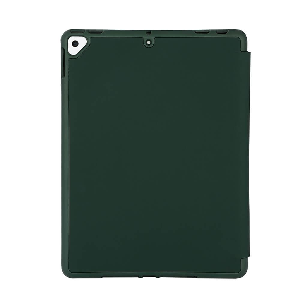 GEAR - Cover Penpocket Soft Touch Green iPad 10,2" 2019/20/21 & Air 10,5" 2019