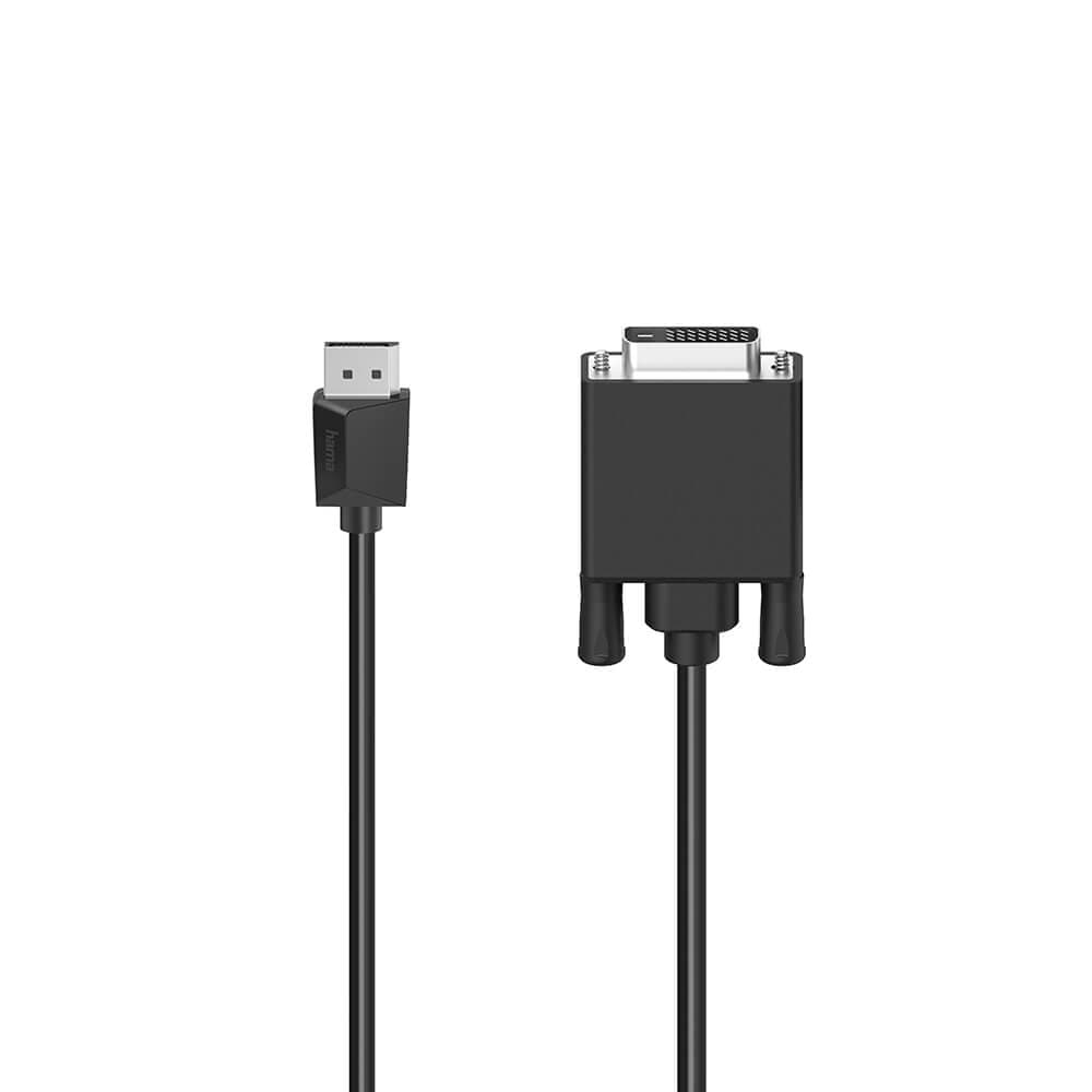 HAMA - Cable DisplayPort to DVI Ultra-HD 4K Black 1.5m