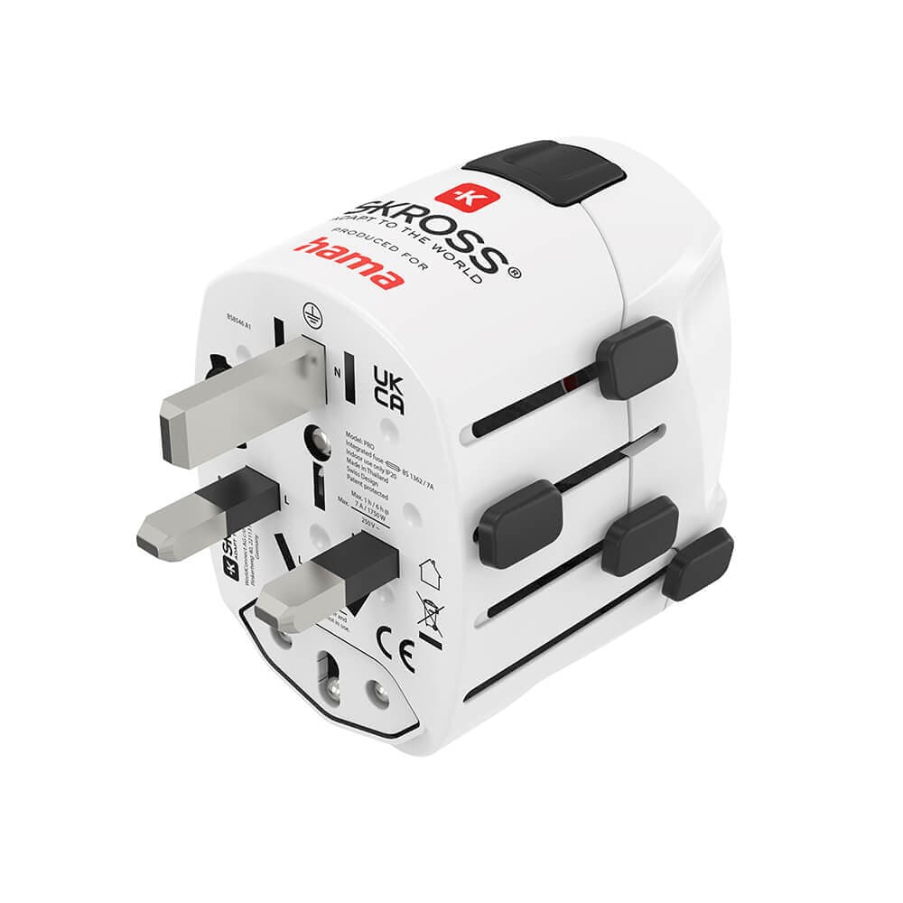 HAMA - World Travel Adapter Pro EU-WORLD 3-pin