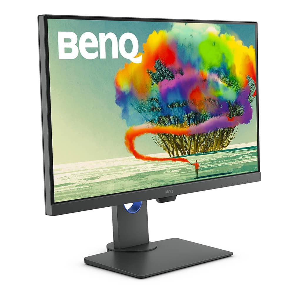 BENQ - DesignVue PD2705Q - PD Series - LED monitor - 27" - 2560 x 1440 WQHD - IPS - 300 cd/m² - 1000:1 - HDR10 - 5 ms - HDMI, DisplayPort, USB-C - speakers - dark grey