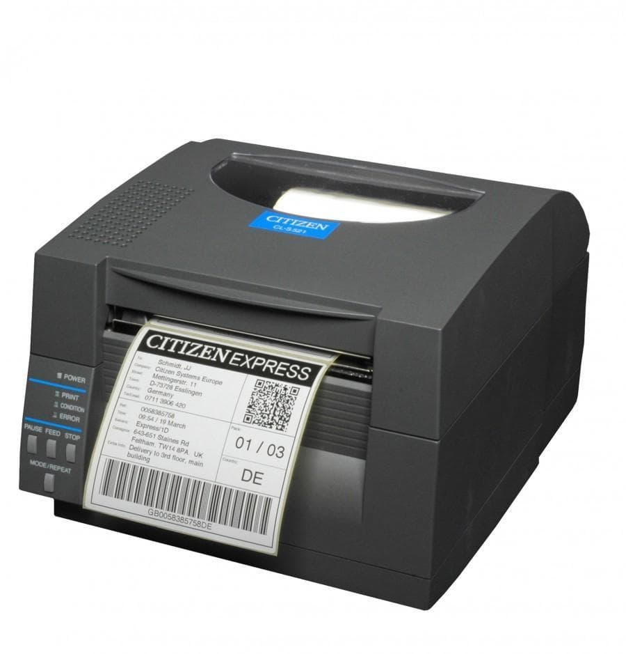 CITIZEN - CL-S521II PRINTER DT BLACK UK/EN PLUG                       IN PRNT