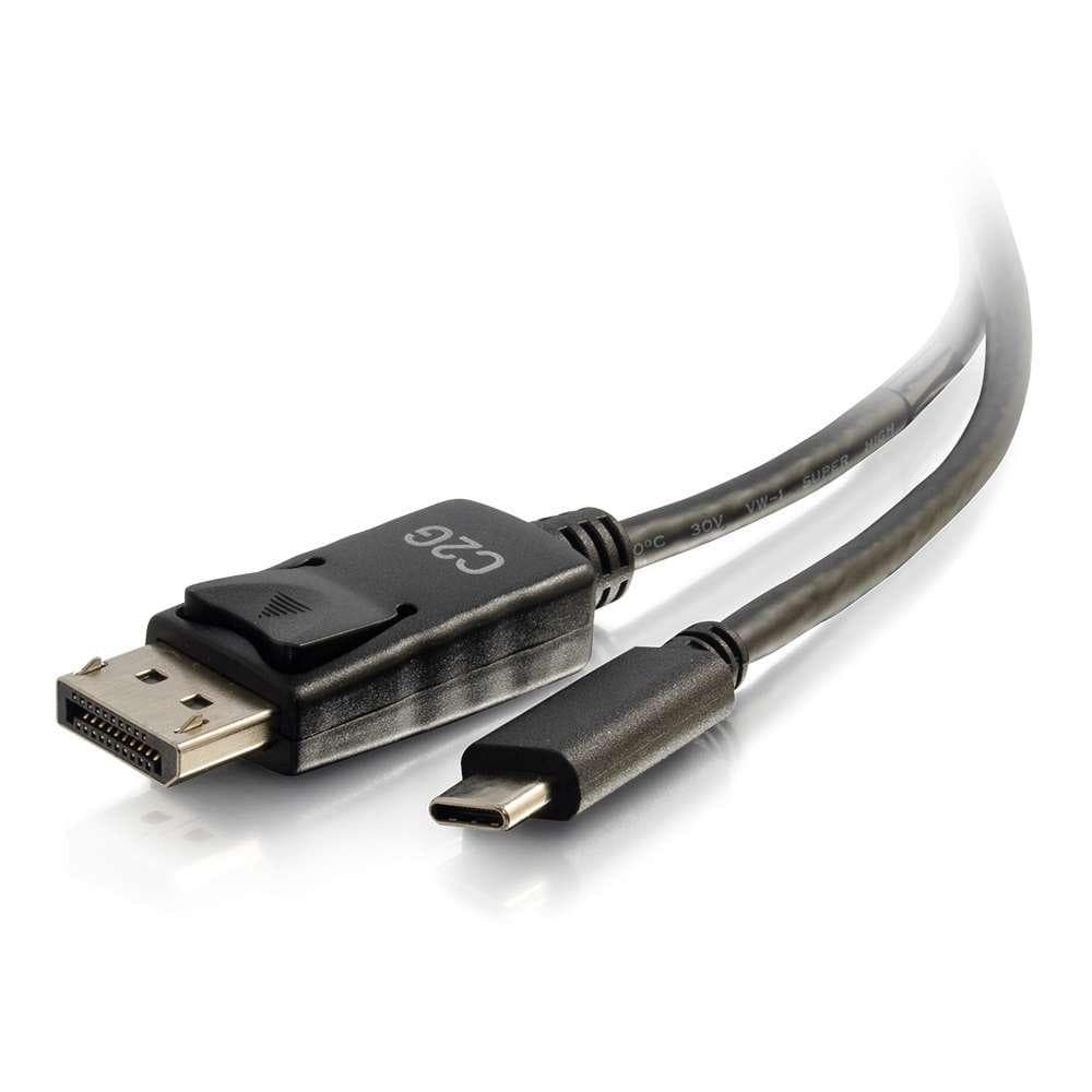 C2G - 12ft USB-C to DisplayPort Cable Black