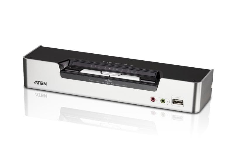 ATEN - KVM Sw.  2P. USB Dual-DVI Audio