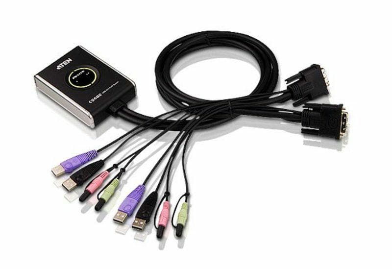 ATEN - 2-Port USB DVI KVM Switch