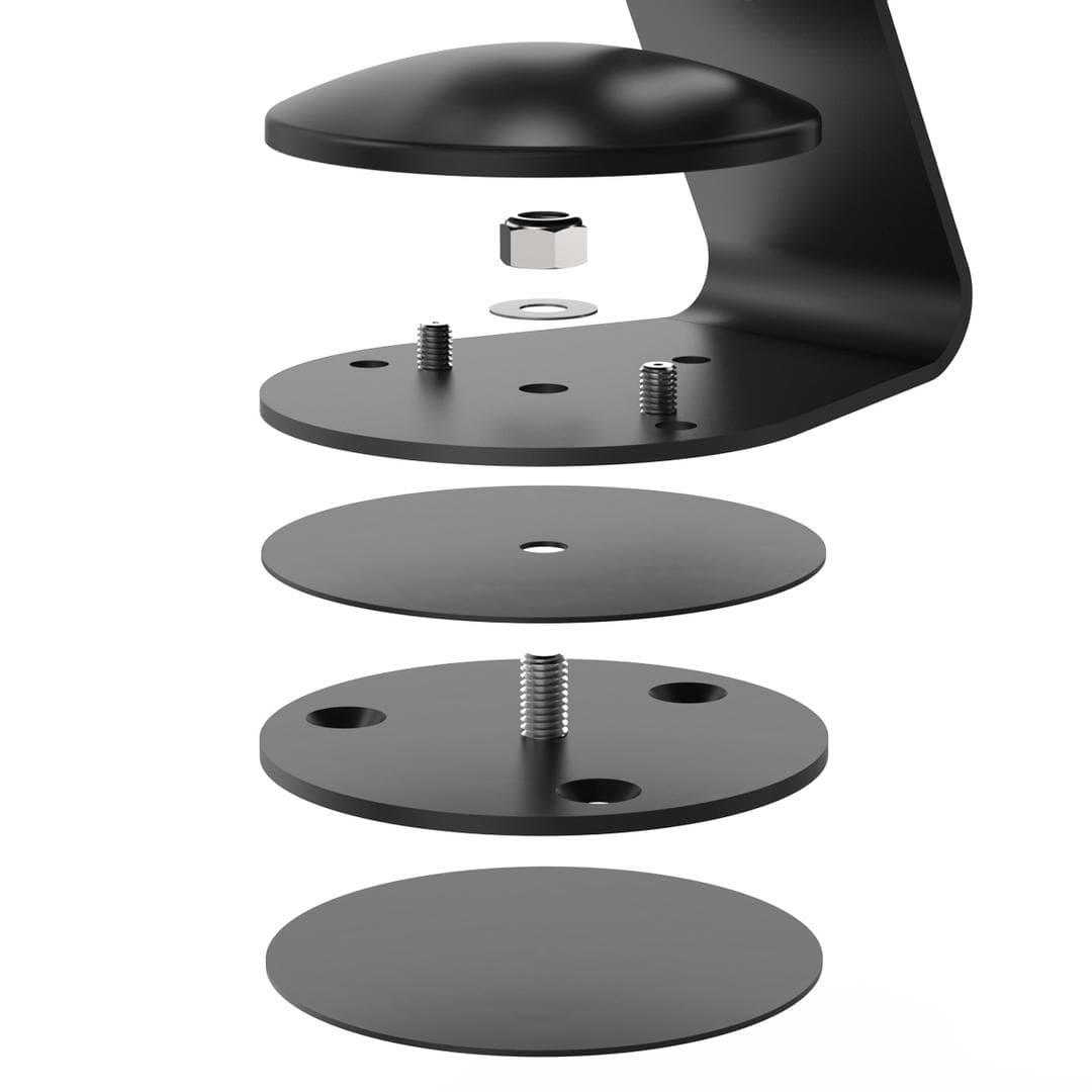 COMPULOCKS - Swivel Base for Core Stand Black