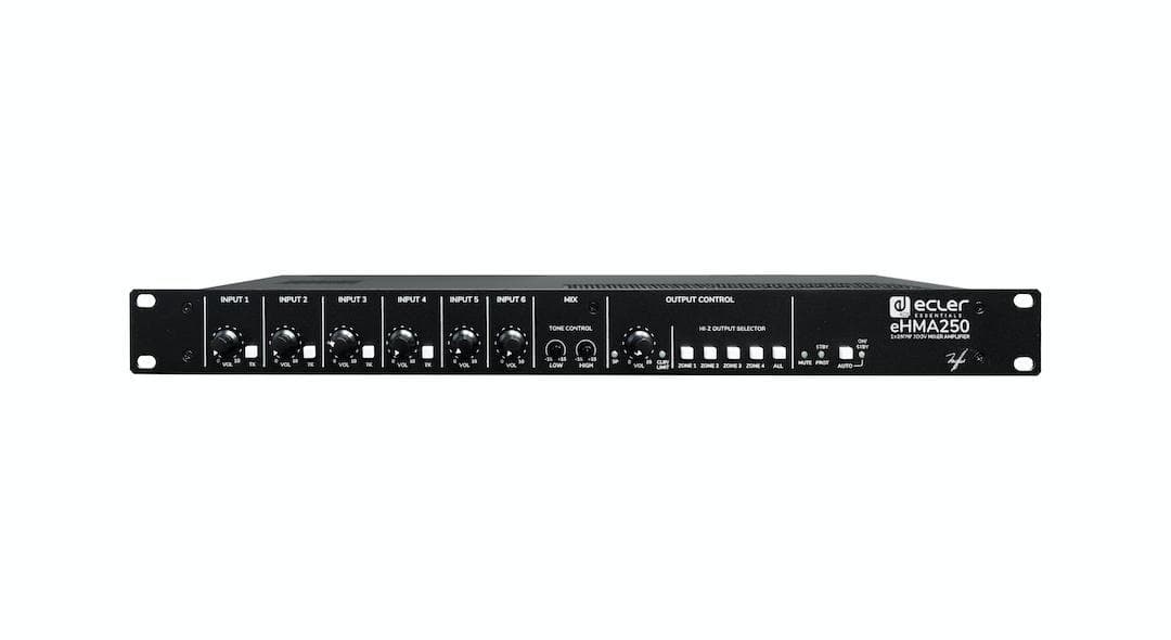 ECLER - 1x250W 100V mixer amplifier
